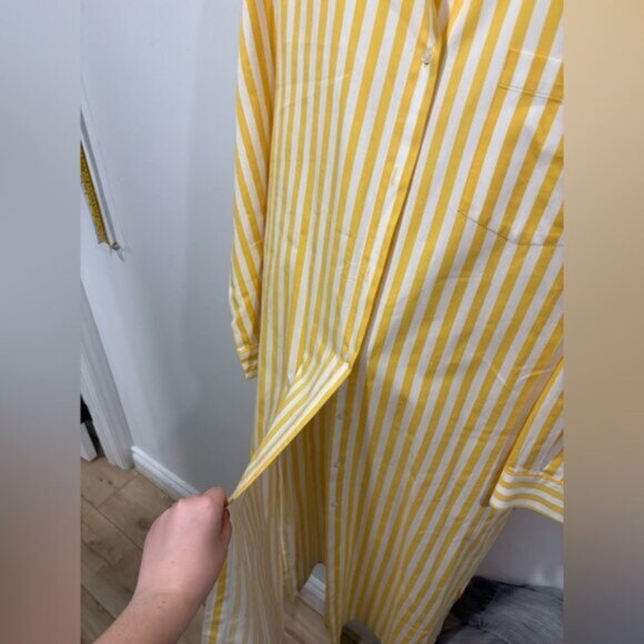 THE FRANKIE SHOPCala Striped Cotton-poplin Midi Shirt Dress - Picture 6 of 12